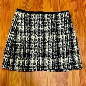 Milly Houndstooth Mini Skirt
